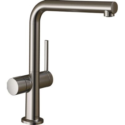Hansgrohe Talis M51 1-gats keukenkraan 270 1jet m. stopkraan voor vaatwasser RVS-look