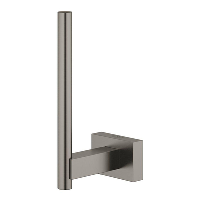 GROHE Essentials Cube Reserverolhouder - 1 rol - brushed hard graphite