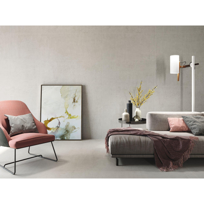 Baldocer Ceramica Arkety wand- en vloertegel - 60x120cm - 9.5mm - Rechthoek - gerectificeerd - Betonlook - Grijs mat