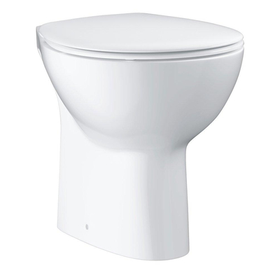 GROHE Bau closetzitting met deksel met softclose met quick release wit