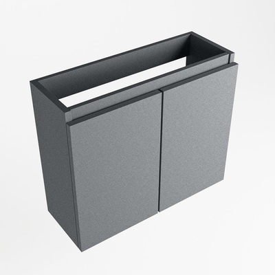 Mondiaz TURE fonteinonderkast - 60x22x50cm - 2 deuren - softclose - Plata