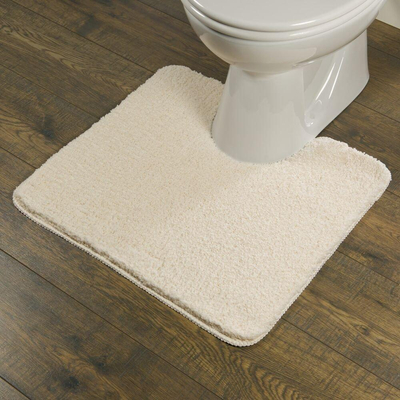 Sealskin Angora Toiletmat Polyester 55x60 cm Ivoor