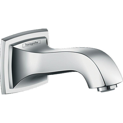 Hansgrohe Metropol Classic baduitloop wandmodel voorsprong 15.9cm chroom
