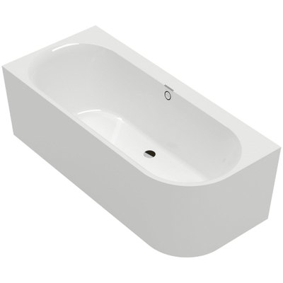 Villeroy & Boch Oberon 2.1 Back-to-wall bad voor hoekinbouw links - 1800 x 800 mm - glans wit Alpin (wit)
