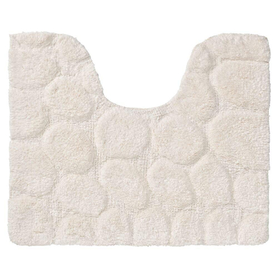 Sealskin Pebbles Toiletmat Katoen 50x60 cm Ivoor