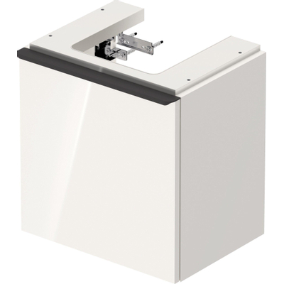 Duravit D-Neo wastafelonderkast 43.4x44x32.2cm Linksdraaiend 1 deur wit Hoogglans