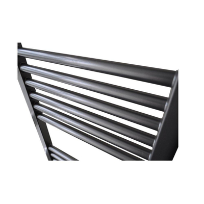Sanicare design radiator midden aansluiting recht 120 x 60 cm. Gun metal