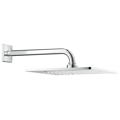 GROHE Rainshower F-series 10 Hoofddouche - 25.4x25.4cm - 1 straalsoort - wandarm 28.6cm - chroom