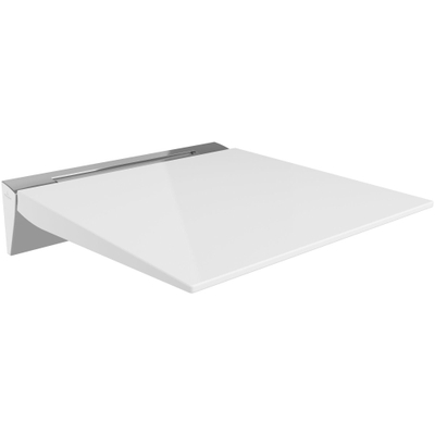 Villeroy & Boch Vicare douchez. opklapb.+softclose functie aluminium wit
