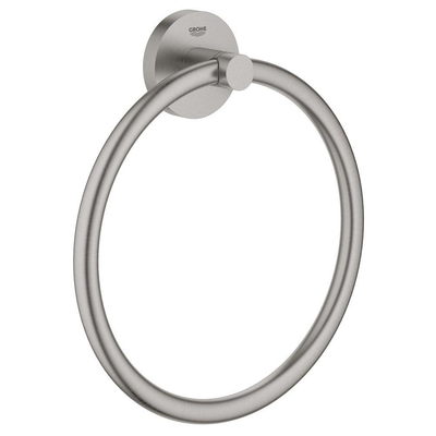 Grohe Start Handdoekring - supersteel - rvs-look