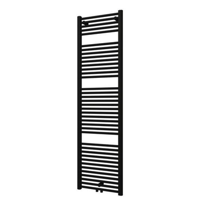 Plieger Palmyra designradiator horizontaal middenaansluiting 1775x500mm 868W mat zwart