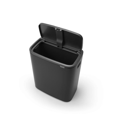 Brabantia Bo Touch Bin Afvalemmer - 60 liter - kunststof binnenemmer - matt black