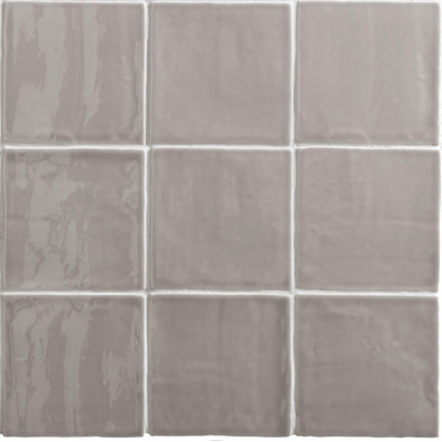 SAMPLE By Goof Wandtegel Oud Hollandse witjes Vintage Glans Grijs