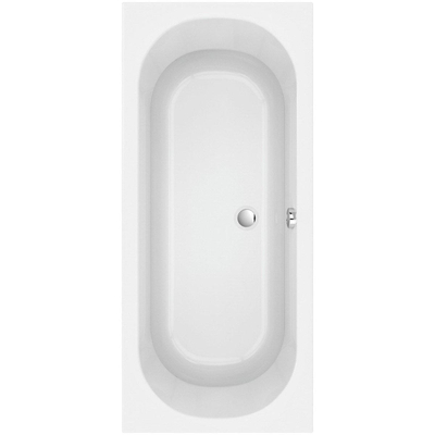 Saniclass Stuttgart Ligbad - 170x70x43cm - acryl - duo - glans wit OUTLETSTORE