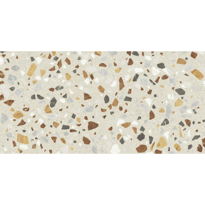 STN Ceramica wand- en vloertegel - 59.5x59.5cm - 9.5mm - gerectificeerd - Terrazzo - Beige