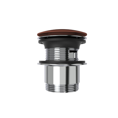 Arcqua pop-up waste - bad - 1 1/2 met overloop - mat terracotta