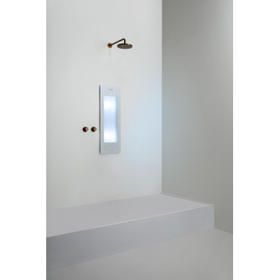 Sunshower Round Small Plus infrarood en UV licht inbouw 95x33x10cm inclusief 5 jaar garantie White