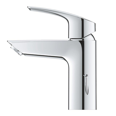 GROHE Eurosmart waterbesparende wastafelkraan s-size met trekwaste chroom