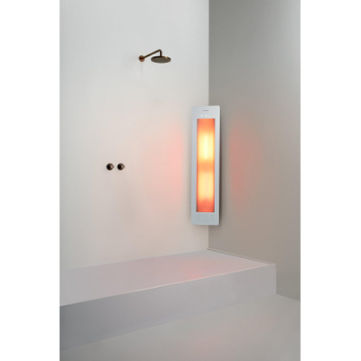 Sunshower Round Medium One infrarood opbouw incl. installatieset hoek 140x33x25cm inclusief 5 jaar garantie White