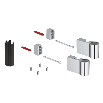 GROHE Glijstanghouder - 2 stuks - chroom