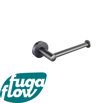 FugaFlow Eccelente Acces Toiletrolhouder - zonder klep - rond - gunmetal PVD