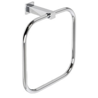 Plieger Cube handdoekring inox