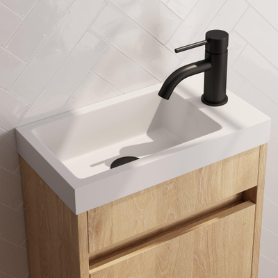 Brauer Black Edition Fonteinkraan opbouw - uitloop 11.5cm - mat zwart