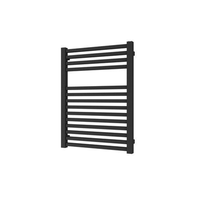 Plieger Roma designradiator horizontaal 805x600mm 458W zwart grafiet (black graphite)