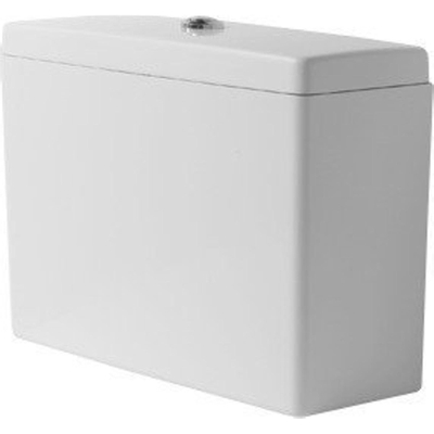 Duravit Philippe Starck 3 duoblokreservoir compleet BIG 47x21cm onder links en achter aansluiting