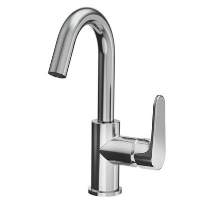 Xenz Cinca Wastafelkraan 26.4cm chroom Hoogglans