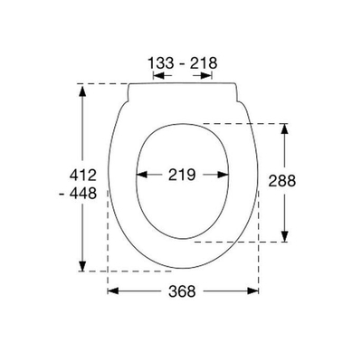 Pressalit T softclosetzitting met deksel softclose wit