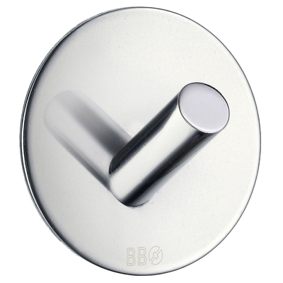 Smedbo Beslagsboden Handdoekhouder - 4.8x4.8x2.2cm - zelfklevend - RVS Gepolijst Edelstaal