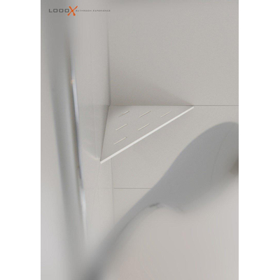 Looox corner shelf hoekplanchet - 30x22cm - wit