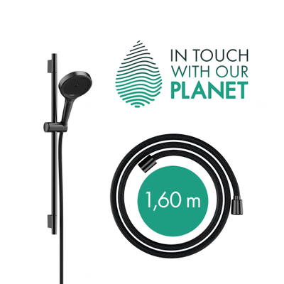 Hansgrohe Rainfinity doucheset 130 3jet ecosmart glijstang 65cm bl. chrome