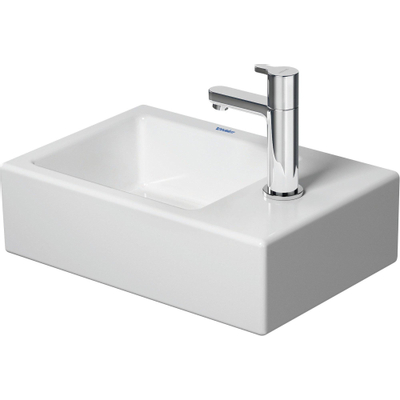 Duravit Vero Air fontein kraangat rechts 38x25cm wit