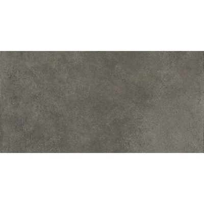 Herberia Ceramiche wand- en vloertegel - 30x60cm - 10mm - Rechthoek - gerectificeerd - Betonlook - Antraciet mat