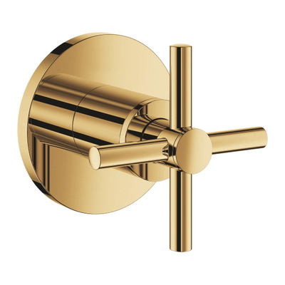 Grohe Atrio Inbouwthermostaat - 1 knop - stopkraan - met kruisgreep - cool sunrise