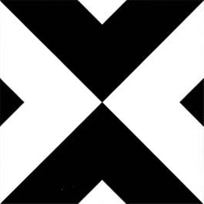 Revoir Paris Petit Gris de Paris Decortegel 15x15cm 7mm witte scherf Arthur