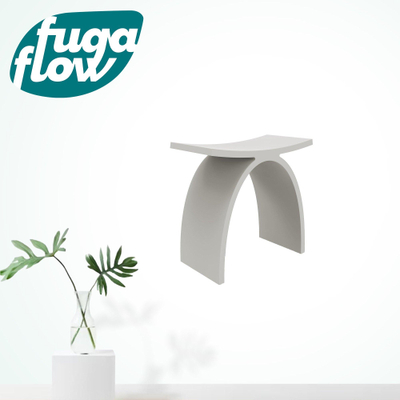 FugaFlow Eccelente Acces Badkamerkrukje - 43x23.5x43cm - solid surface - mat wit