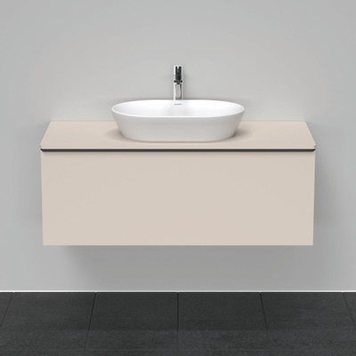 Duravit D-Neo wastafelonderkast 120x45.9x55cm 1 lade Taupe Mat