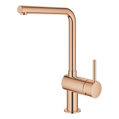 GROHE Minta Keukenkraan - hoog - l uitloop - warm sunset glans