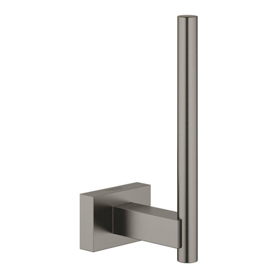 GROHE Essentials Cube Reserverolhouder - 1 rol - brushed hard graphite