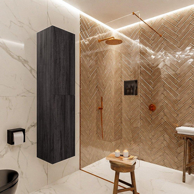 MONDIAZ BEAM Kolomkast - 160cm - 2 deuren - Antracite