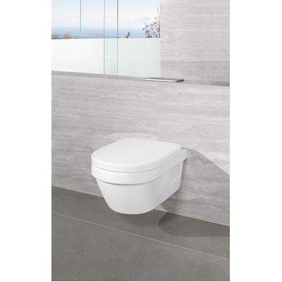 Villeroy en Boch Omnia Architectura Compact closetzitting met deksel met softclose en quick release wit