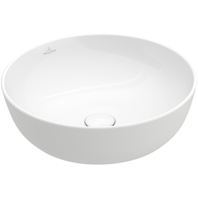 Villeroy & Boch Artis opzetwastafel rond Ø43cm zonder overloop ceramic+ wit