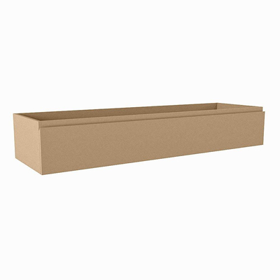 Mondiaz FOGE wastafelonderkast - 150x45x25cm - 1 lade - uitsparing links - softclose - Oro