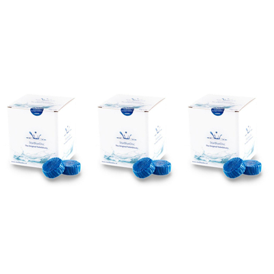 Starbluedisc toiletblokjes 72 stuks blauw
