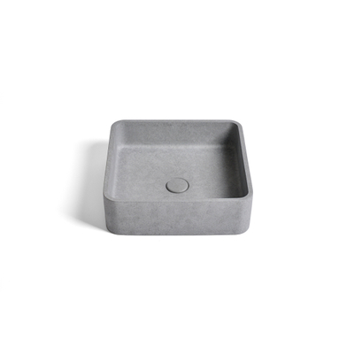 Ideavit Zoe Waskom 39x39x12cm Beton vierkant Grey