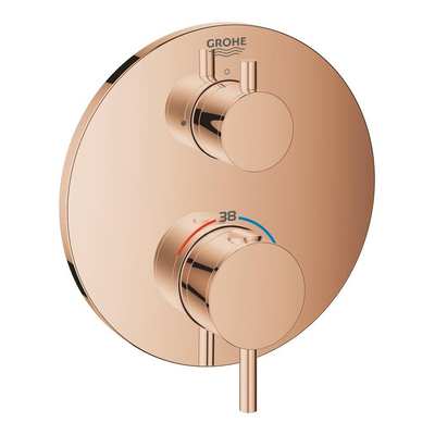 GROHE Atrio inbouw mengkraan thermostatisch zonder omstel warm sunset