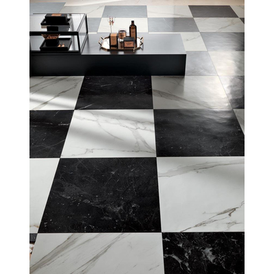 SAMPLE Fap Ceramiche Vloer- en wandtegel Roma Grafite mat Gerectificeerd Marmer look Mat Antraciet